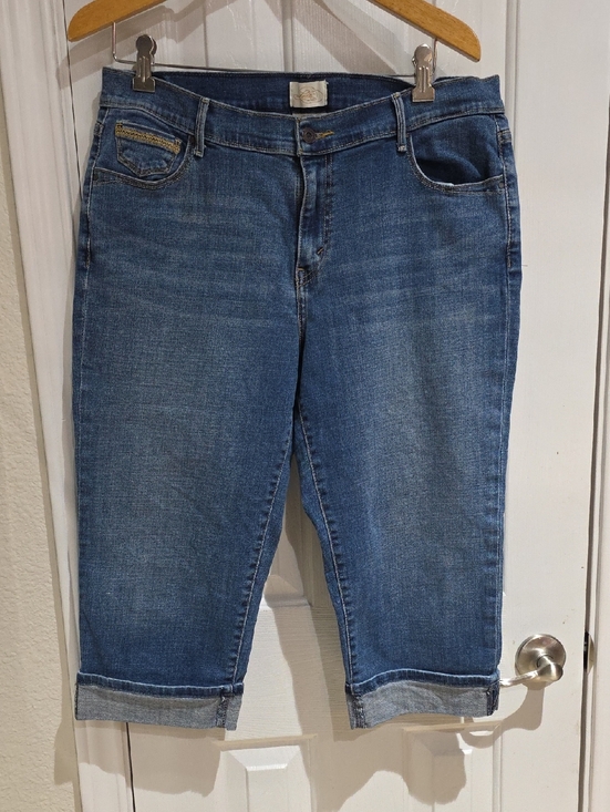 Levi's Denim - Levis 515 Women’s Blue Denim Capri Jeans Size 14